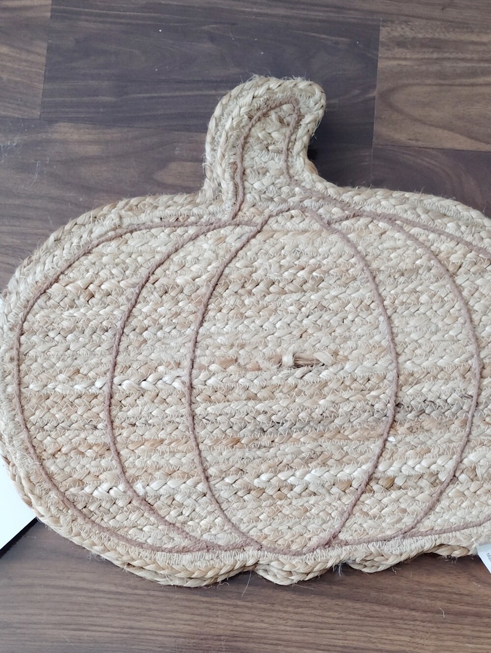 Set of 4 Jute Pumpkin Placemats